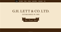 Desktop Screenshot of ghlett.com